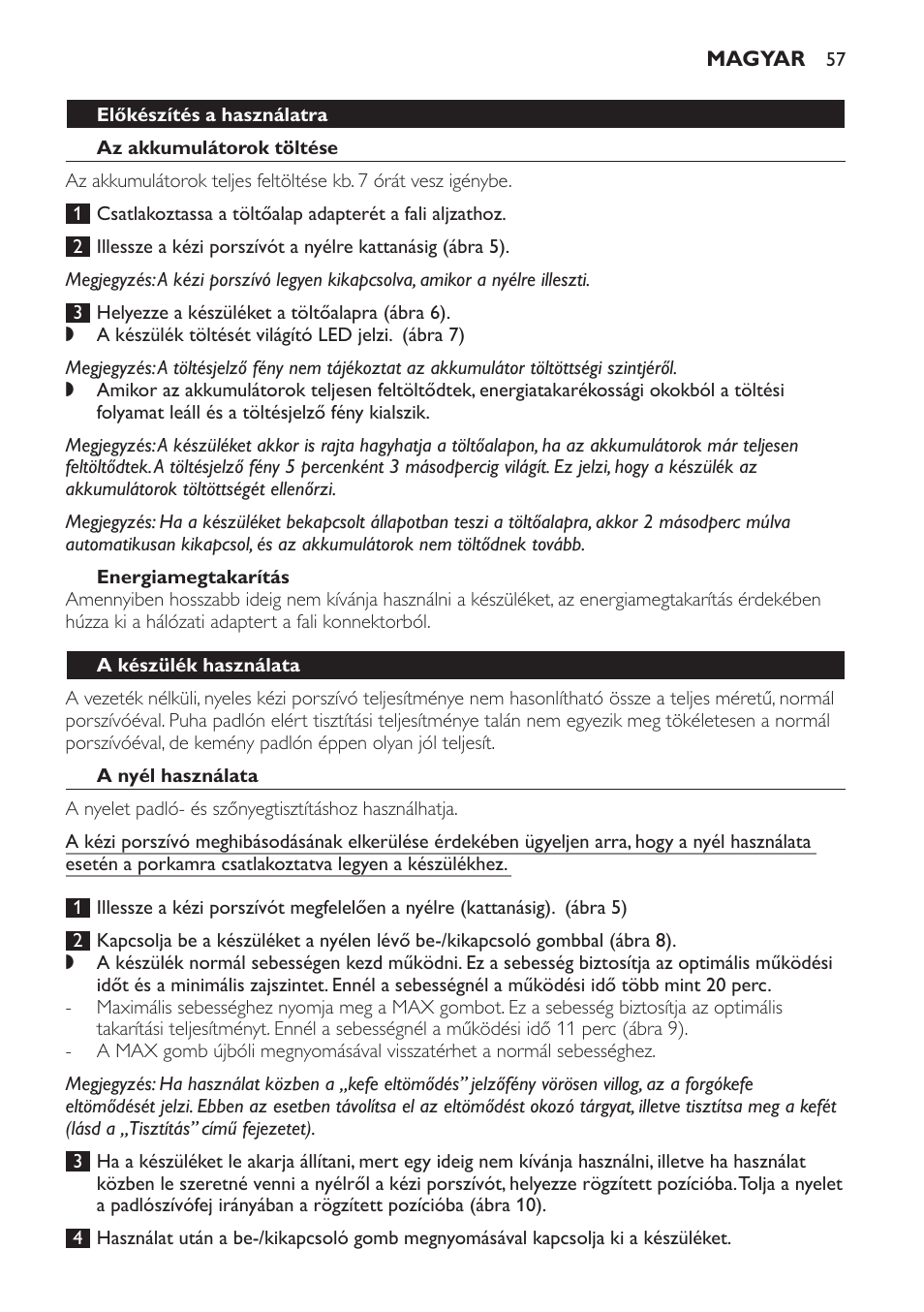 Philips FC6161 User Manual | Page 57 / 188