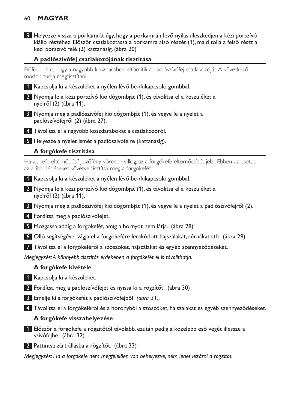 Philips FC6161 User Manual | Page 60 / 188