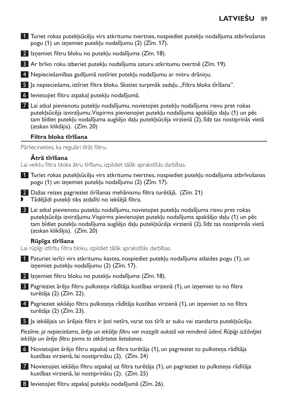 Philips FC6161 User Manual | Page 89 / 188