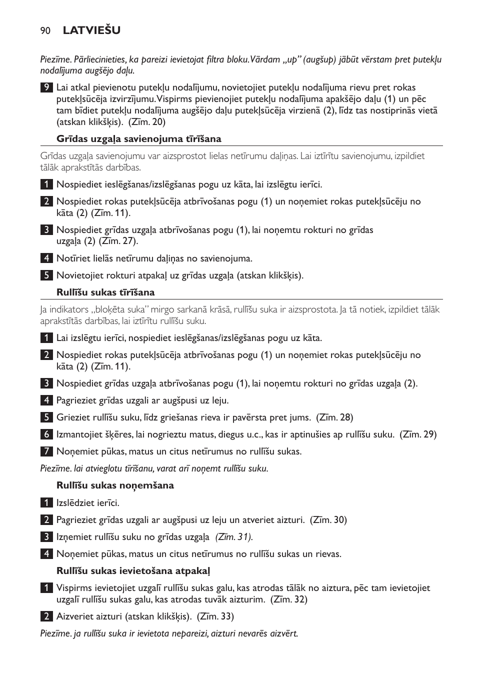 Philips FC6161 User Manual | Page 90 / 188