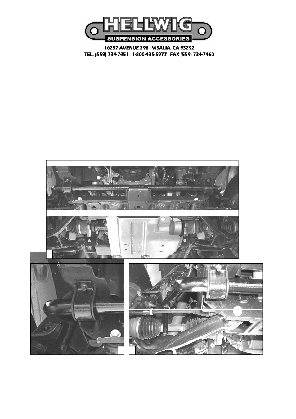 Hellwig Sway Bar 7575 User Manual | 3 pages