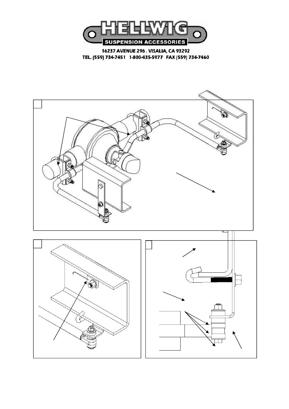 Hellwig Sway Bar 7587 User Manual | 3 pages