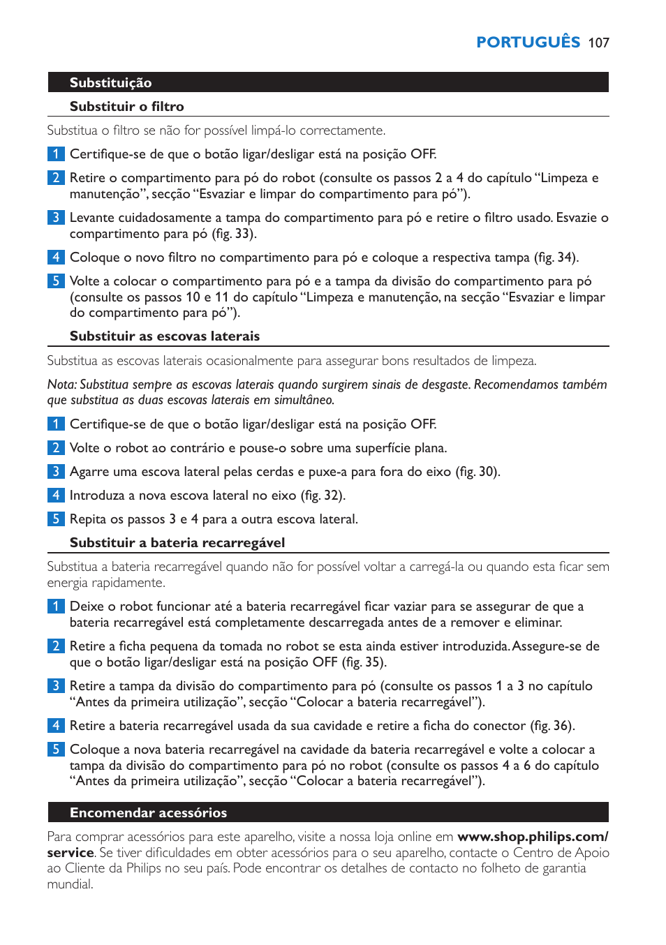 Philips FC8802 User Manual | Page 107 / 124