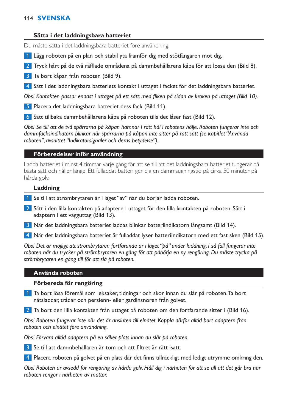 Philips FC8802 User Manual | Page 114 / 124