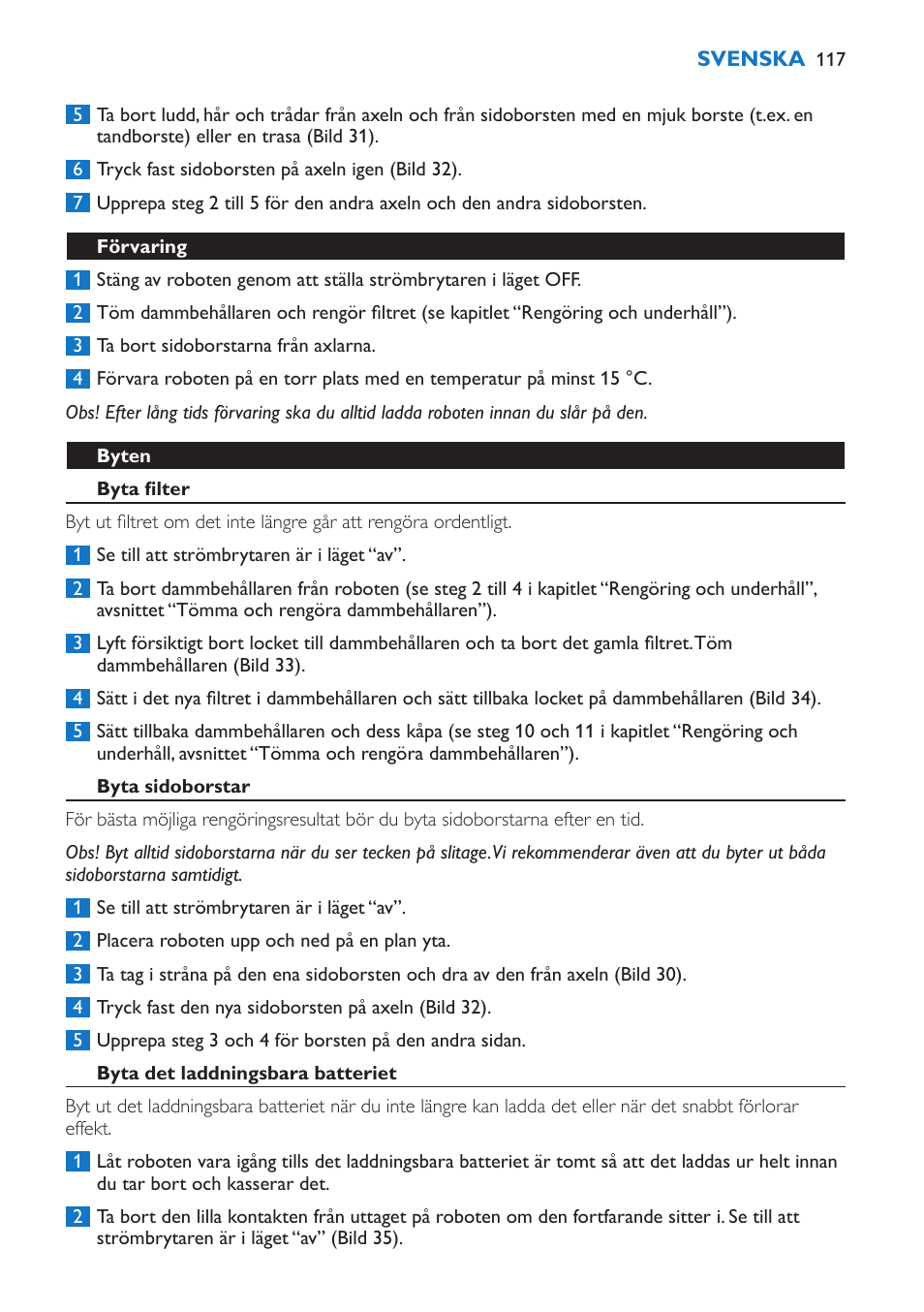 Philips FC8802 User Manual | Page 117 / 124