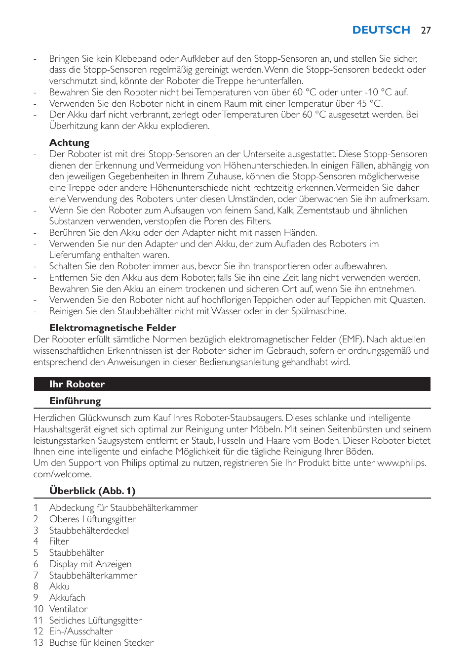 Philips FC8802 User Manual | Page 27 / 124