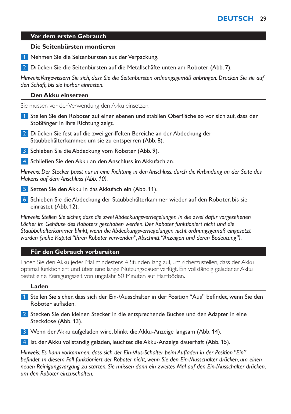 Philips FC8802 User Manual | Page 29 / 124
