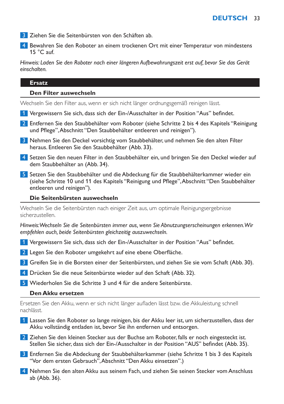 Philips FC8802 User Manual | Page 33 / 124