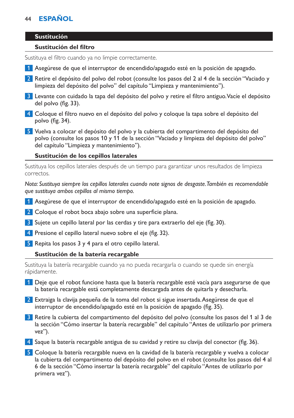 Philips FC8802 User Manual | Page 44 / 124