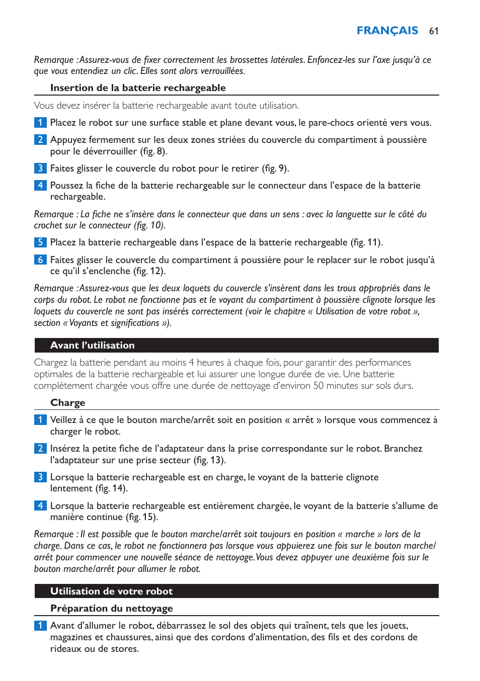 Philips FC8802 User Manual | Page 61 / 124