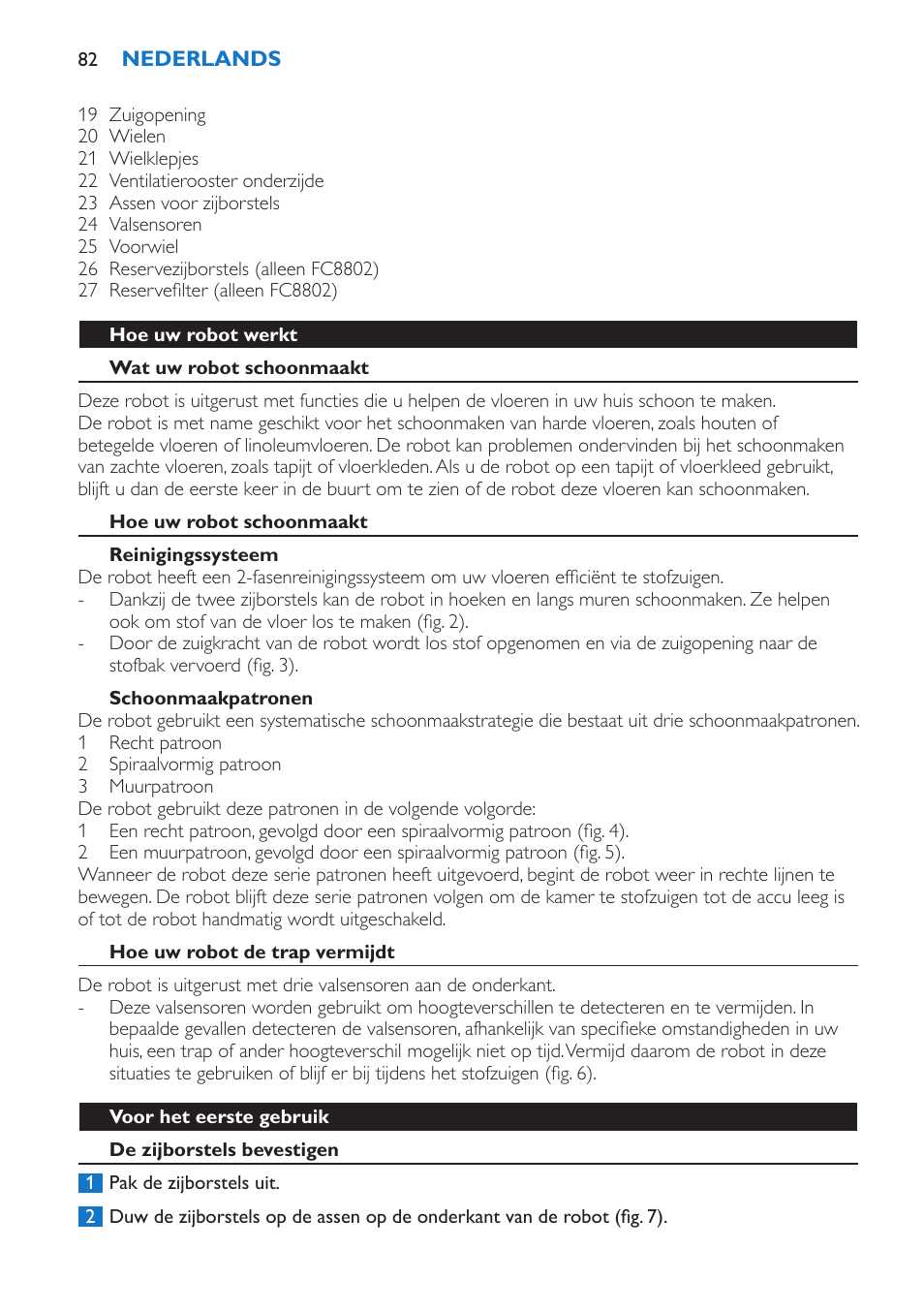 Philips FC8802 User Manual | Page 82 / 124