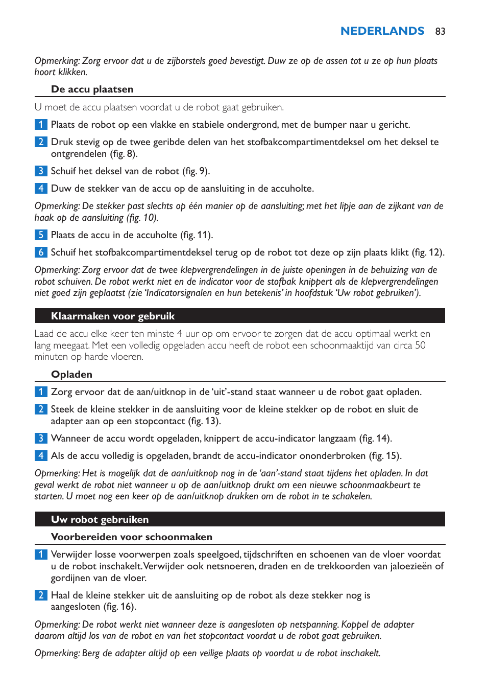 Philips FC8802 User Manual | Page 83 / 124