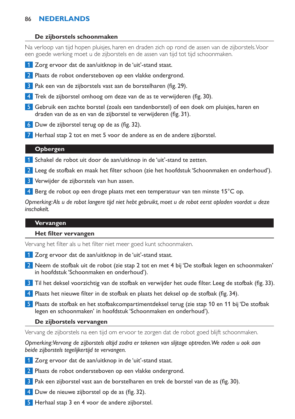 Philips FC8802 User Manual | Page 86 / 124