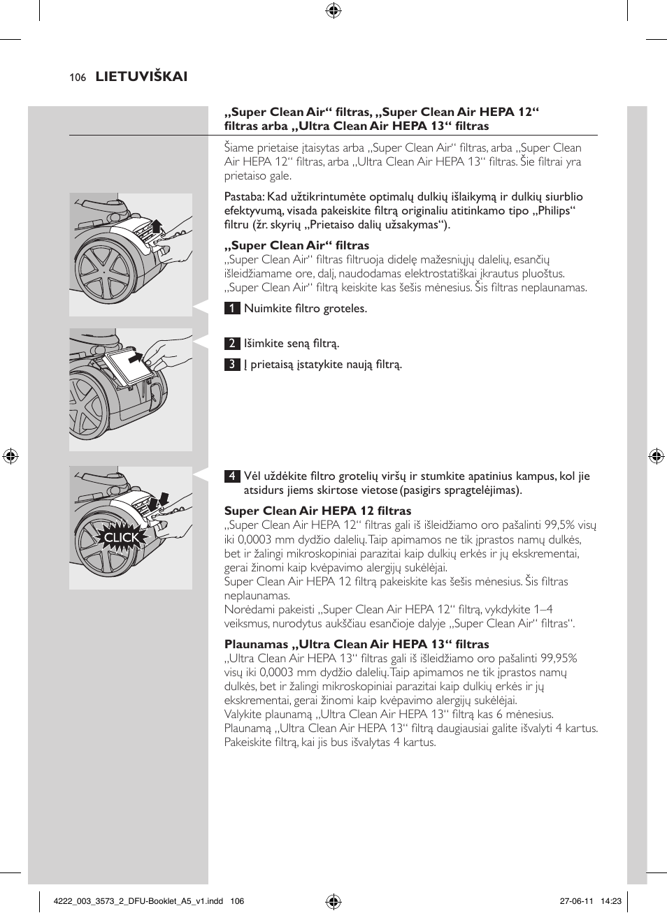 Philips FC9210 User Manual | Page 106 / 240