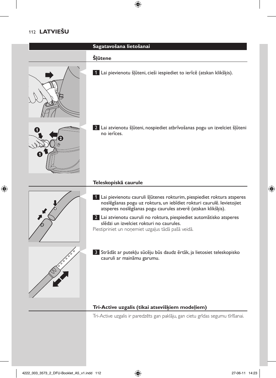 Philips FC9210 User Manual | Page 112 / 240