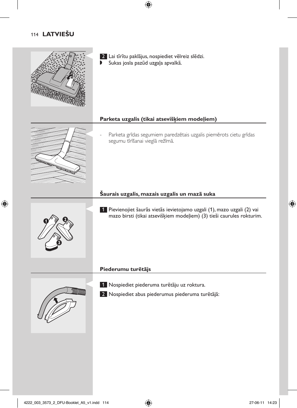 Philips FC9210 User Manual | Page 114 / 240