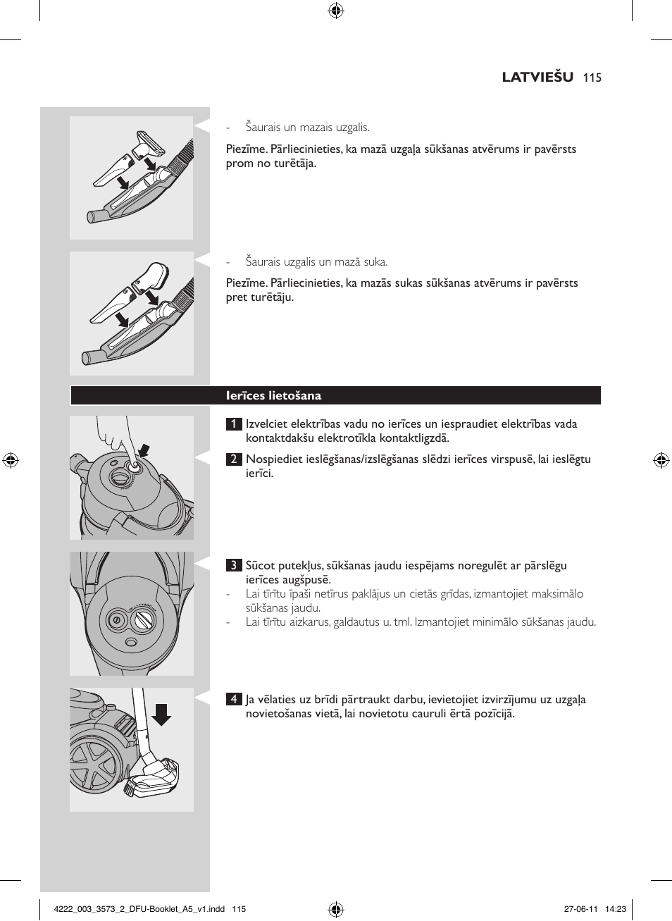 Philips FC9210 User Manual | Page 115 / 240