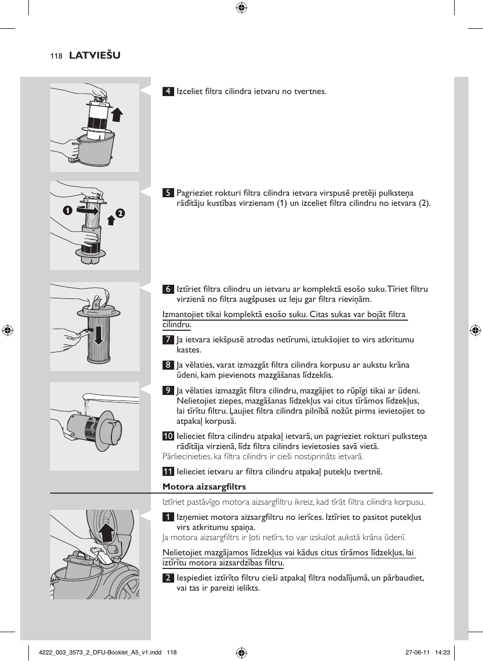 Philips FC9210 User Manual | Page 118 / 240