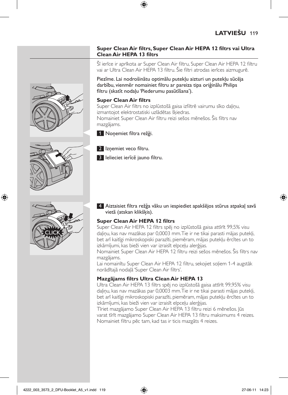 Philips FC9210 User Manual | Page 119 / 240