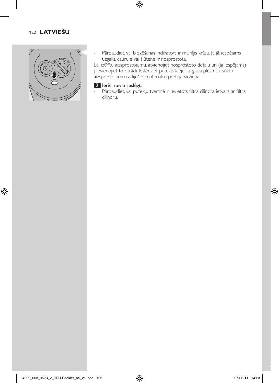 Philips FC9210 User Manual | Page 122 / 240