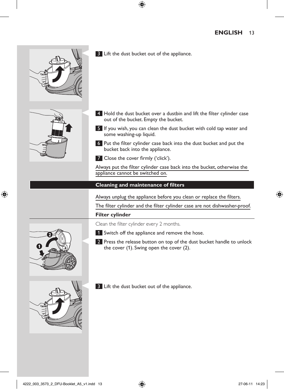 Philips FC9210 User Manual | Page 13 / 240