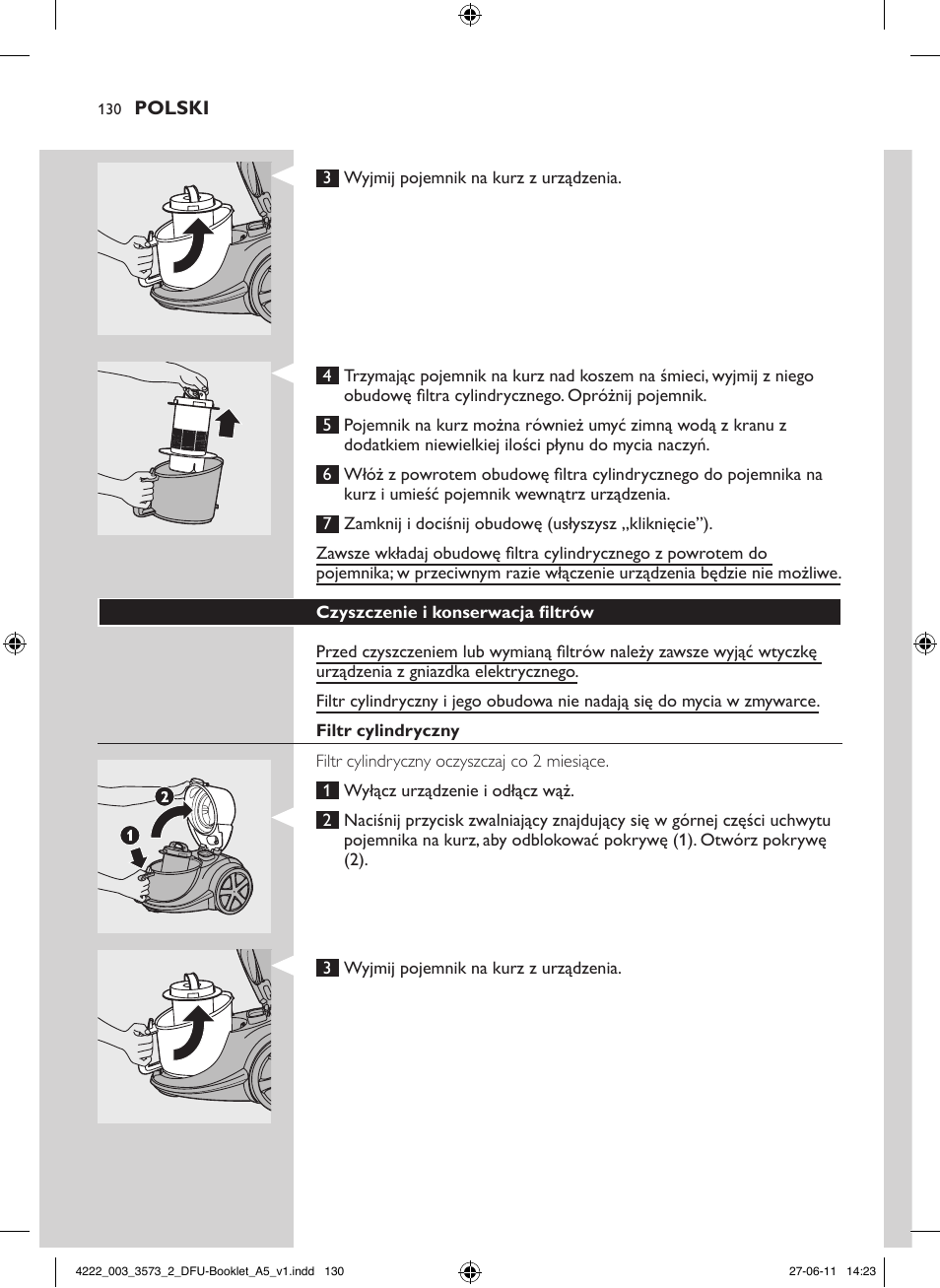 Philips FC9210 User Manual | Page 130 / 240