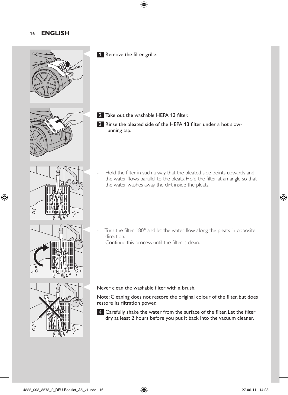 Philips FC9210 User Manual | Page 16 / 240