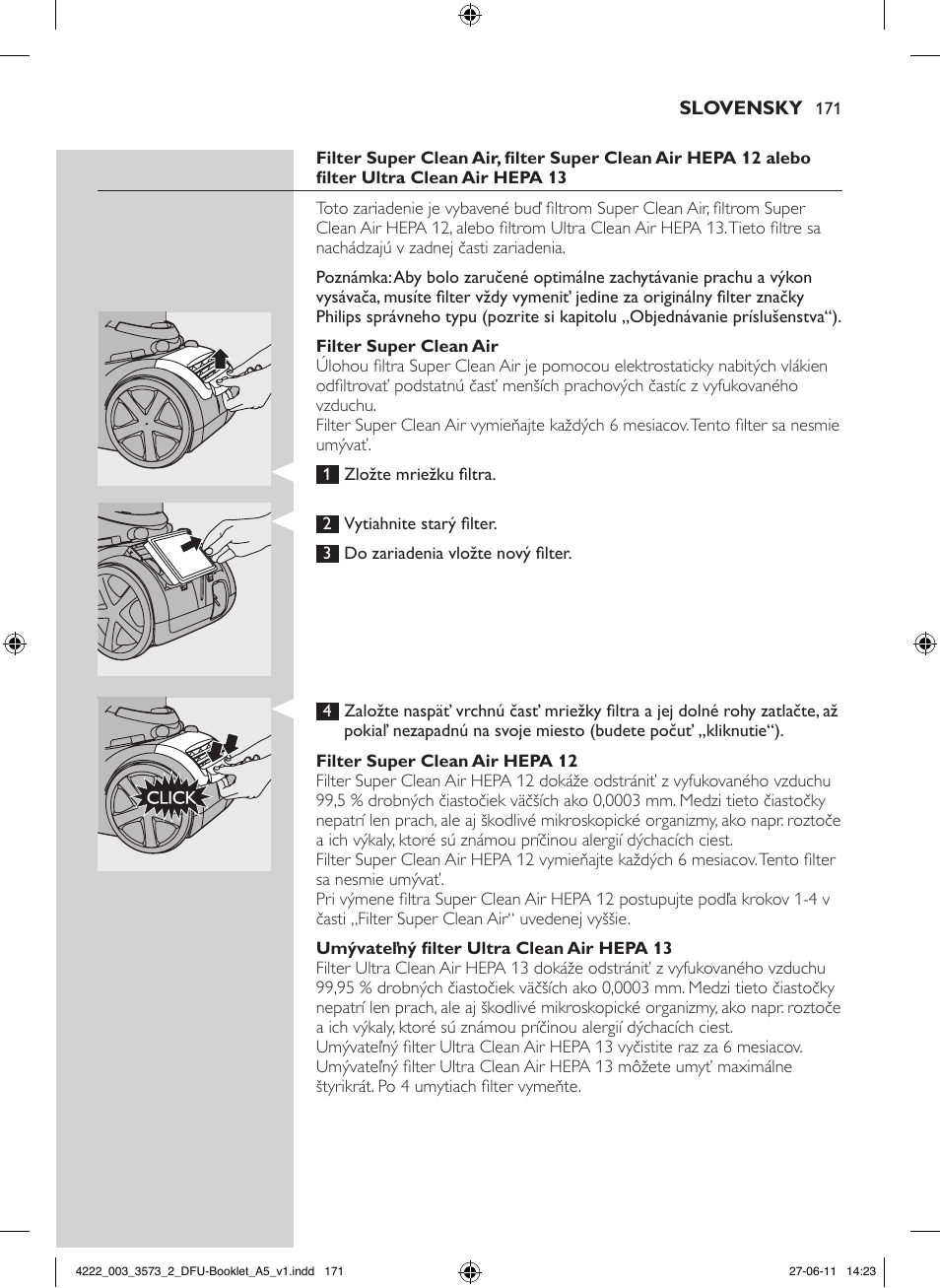 Philips FC9210 User Manual | Page 171 / 240