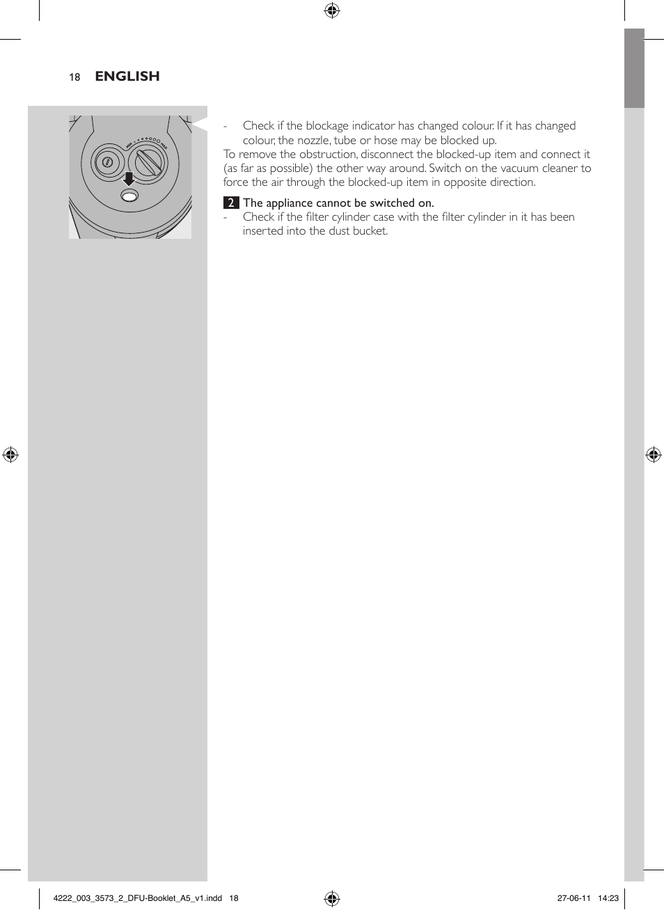 Philips FC9210 User Manual | Page 18 / 240