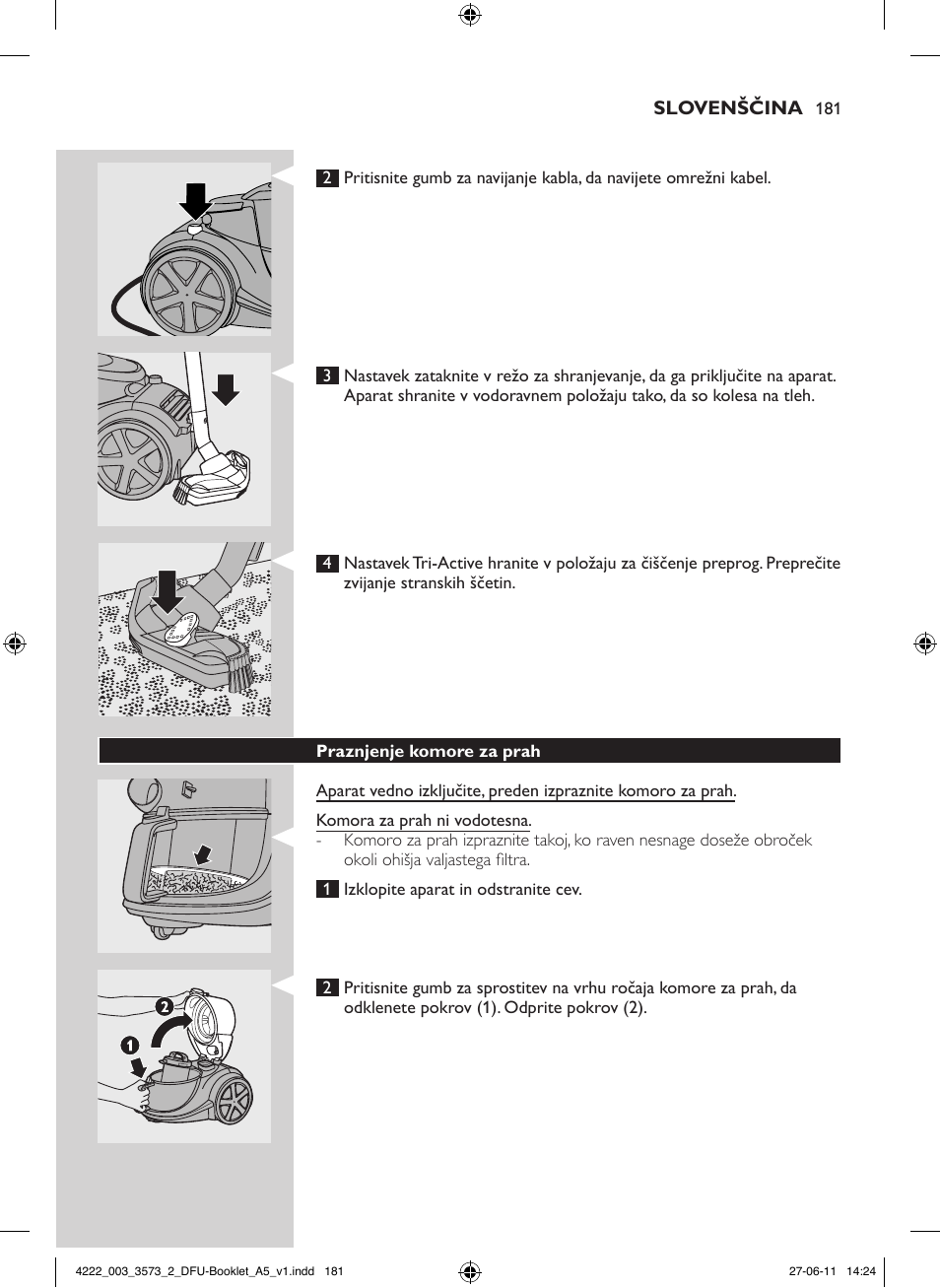 Philips FC9210 User Manual | Page 181 / 240