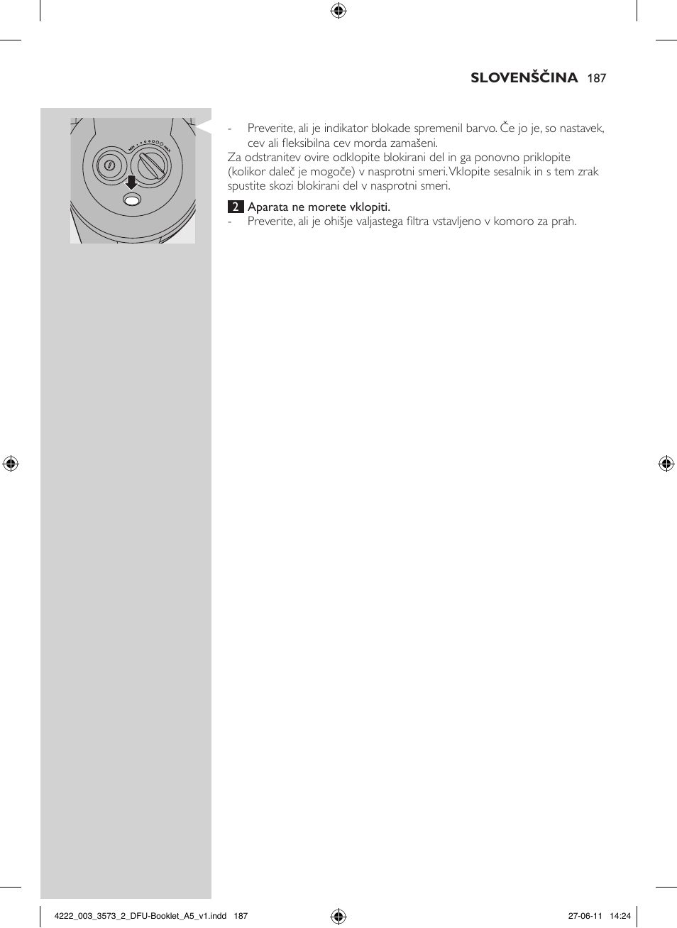 Philips FC9210 User Manual | Page 187 / 240