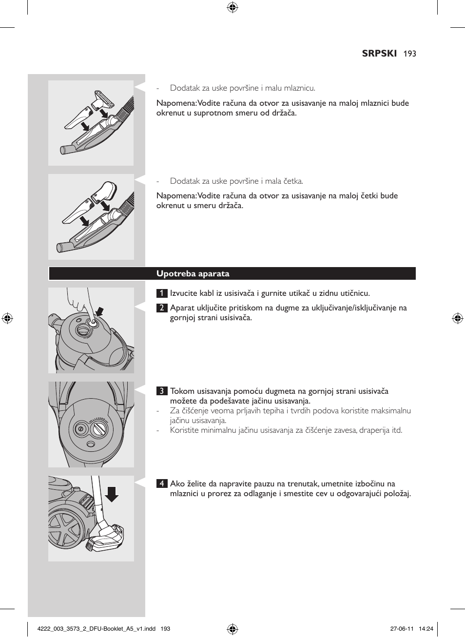 Philips FC9210 User Manual | Page 193 / 240