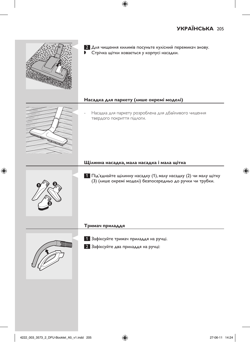 Philips FC9210 User Manual | Page 205 / 240