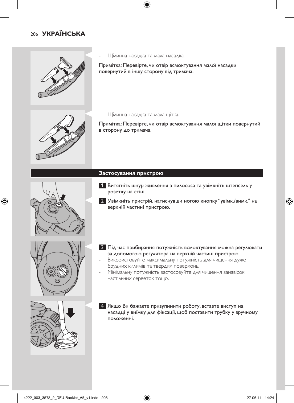 Philips FC9210 User Manual | Page 206 / 240