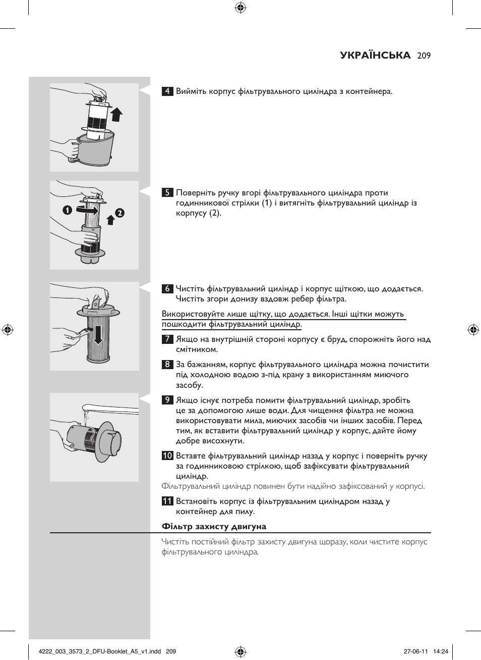 Philips FC9210 User Manual | Page 209 / 240
