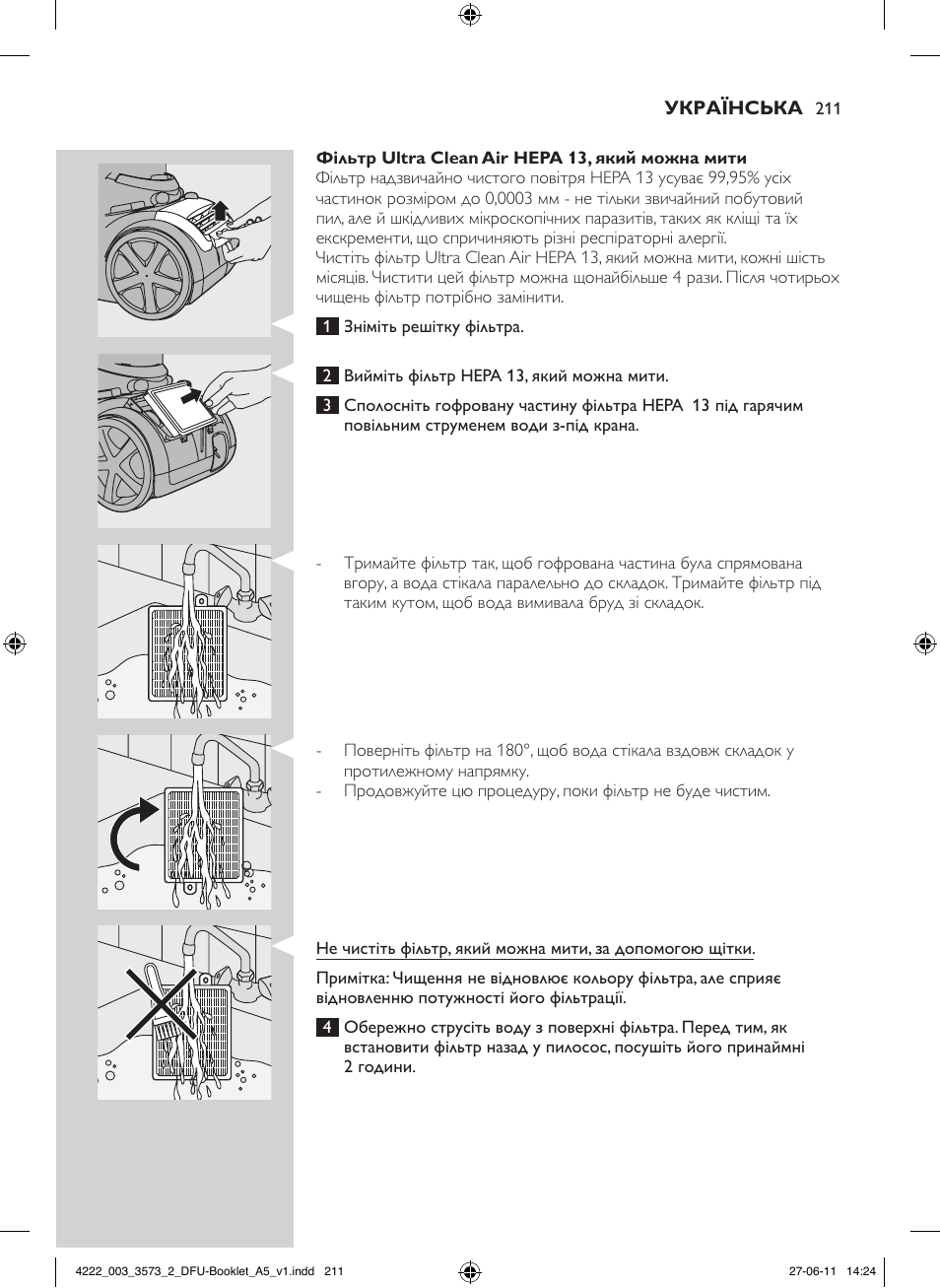 Philips FC9210 User Manual | Page 211 / 240
