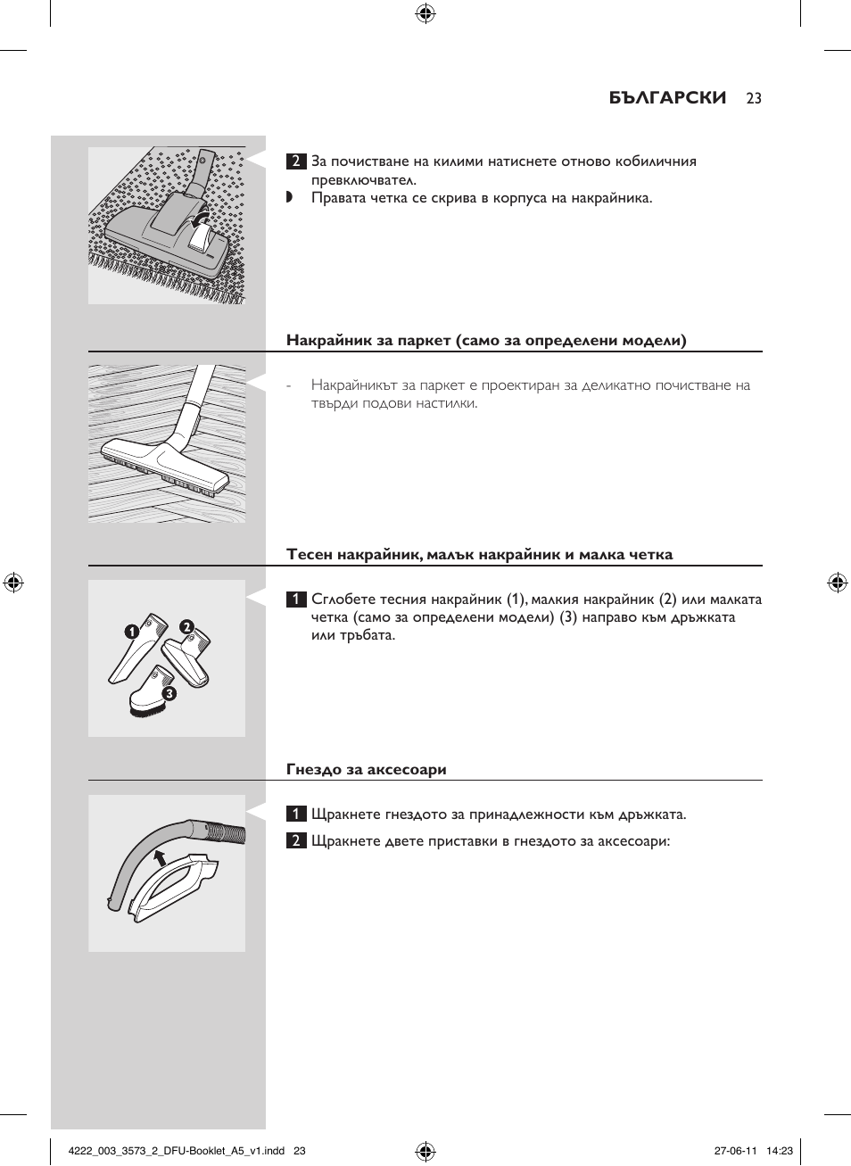 Philips FC9210 User Manual | Page 23 / 240