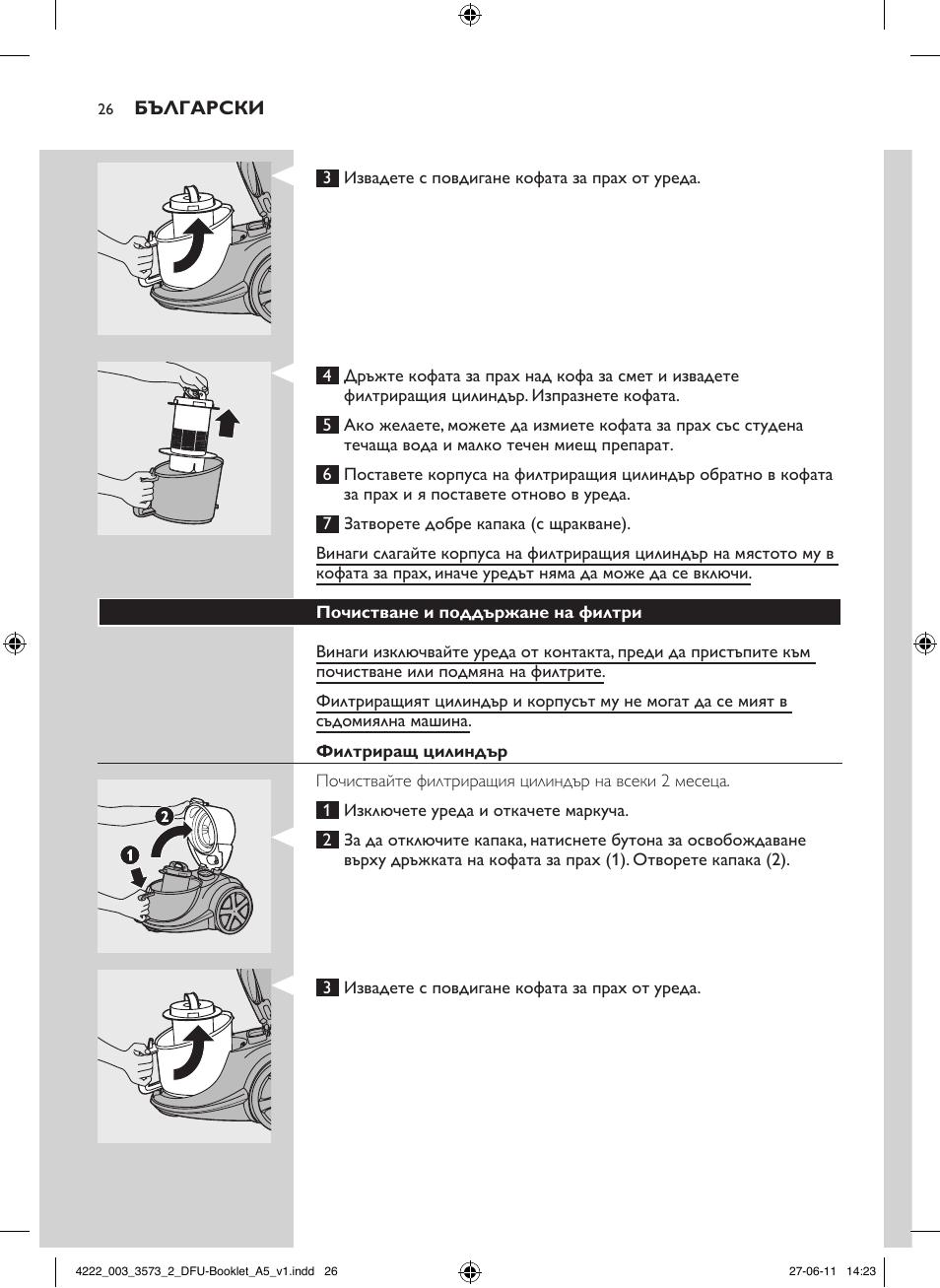 Philips FC9210 User Manual | Page 26 / 240