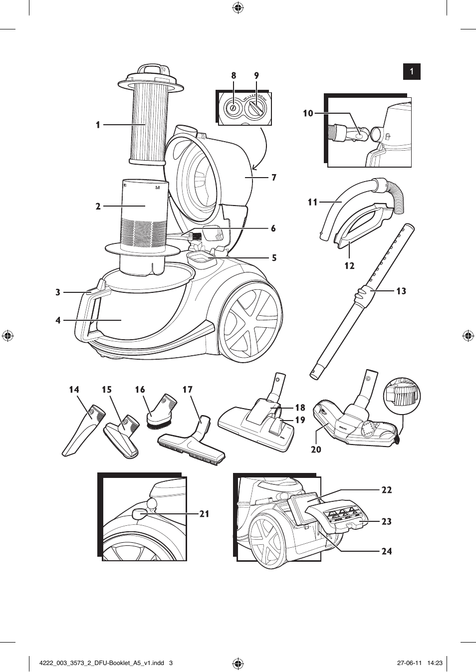 Philips FC9210 User Manual | Page 3 / 240