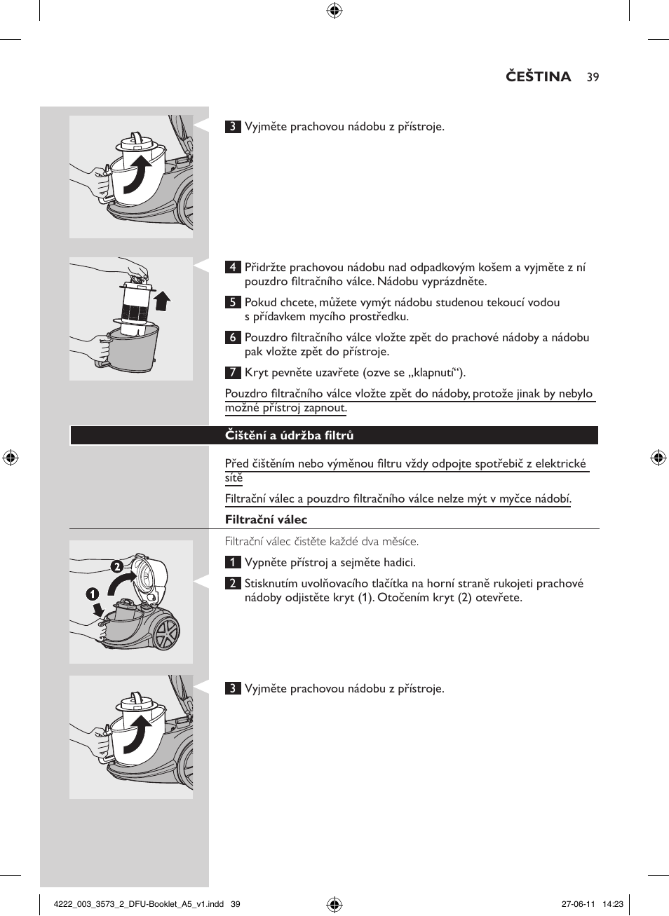 Philips FC9210 User Manual | Page 39 / 240