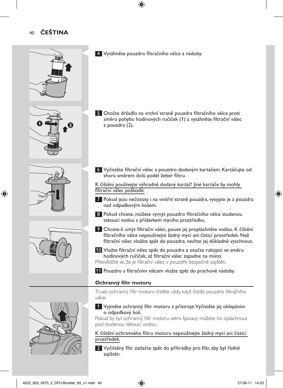 Philips FC9210 User Manual | Page 40 / 240