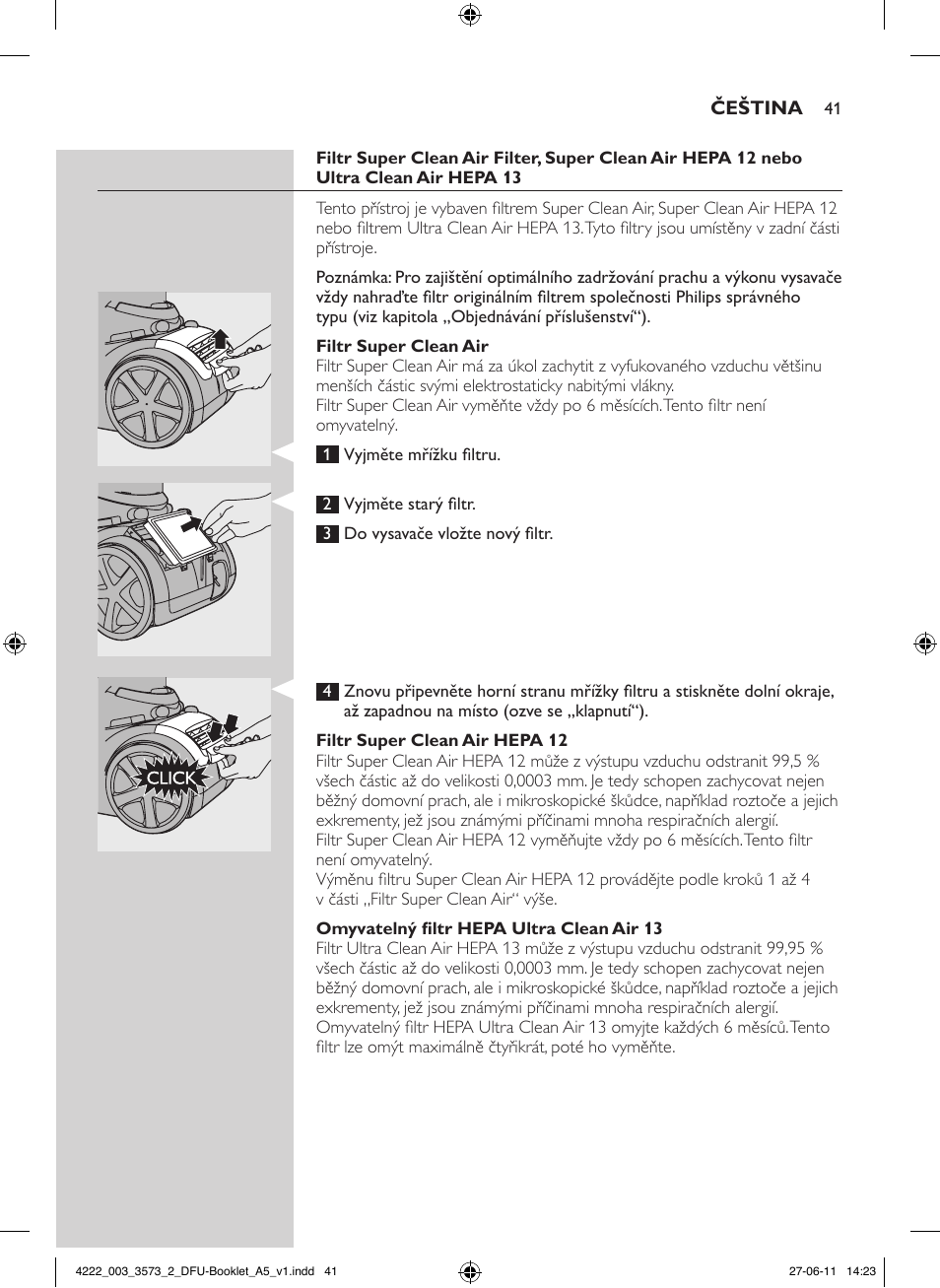 Philips FC9210 User Manual | Page 41 / 240