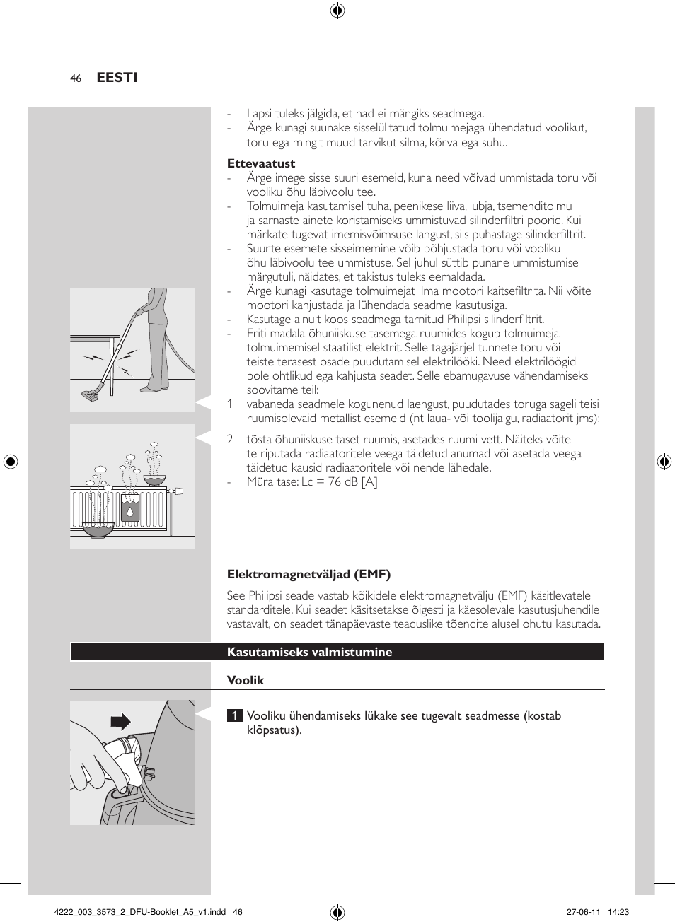 Philips FC9210 User Manual | Page 46 / 240