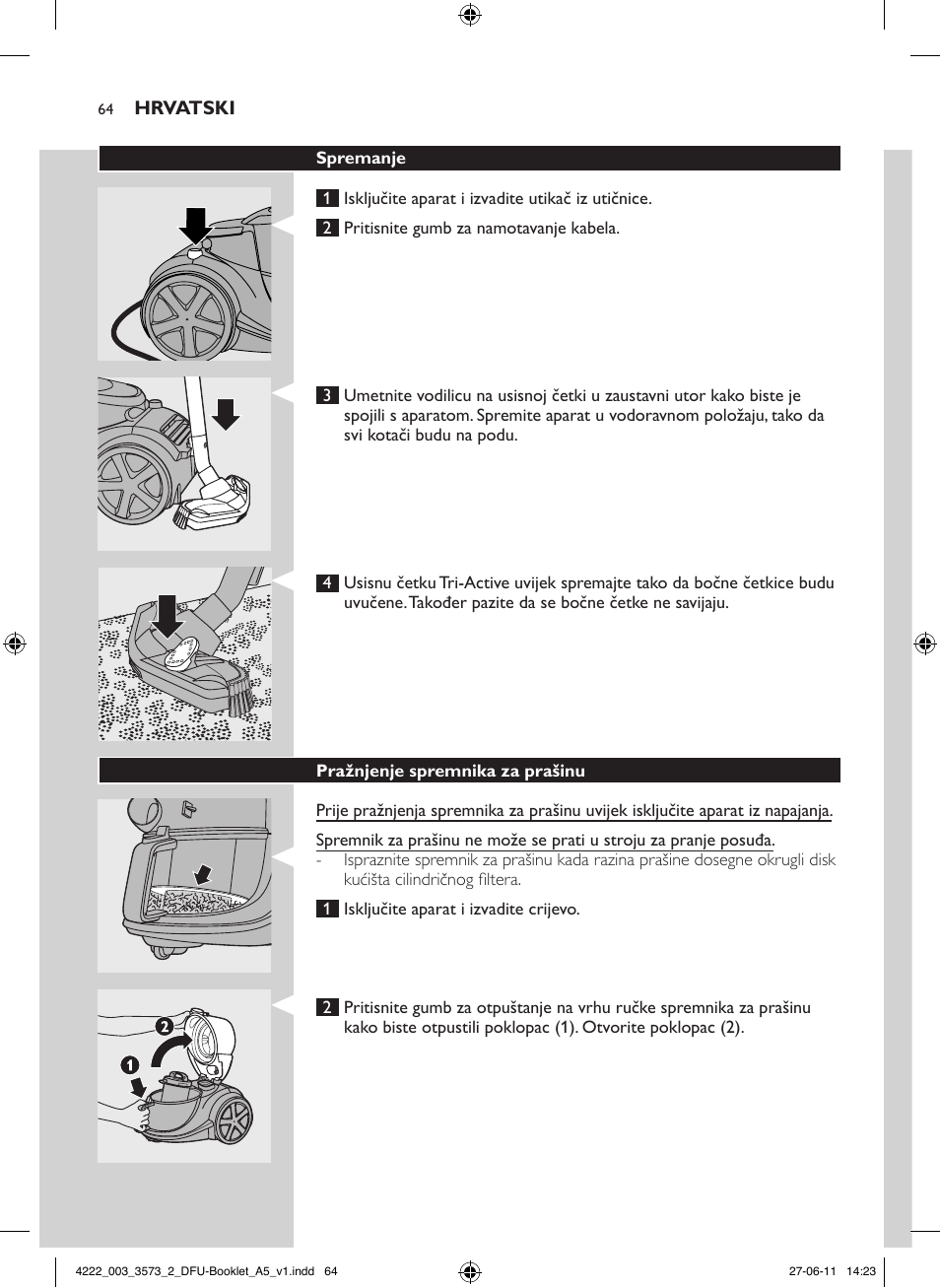 Philips FC9210 User Manual | Page 64 / 240