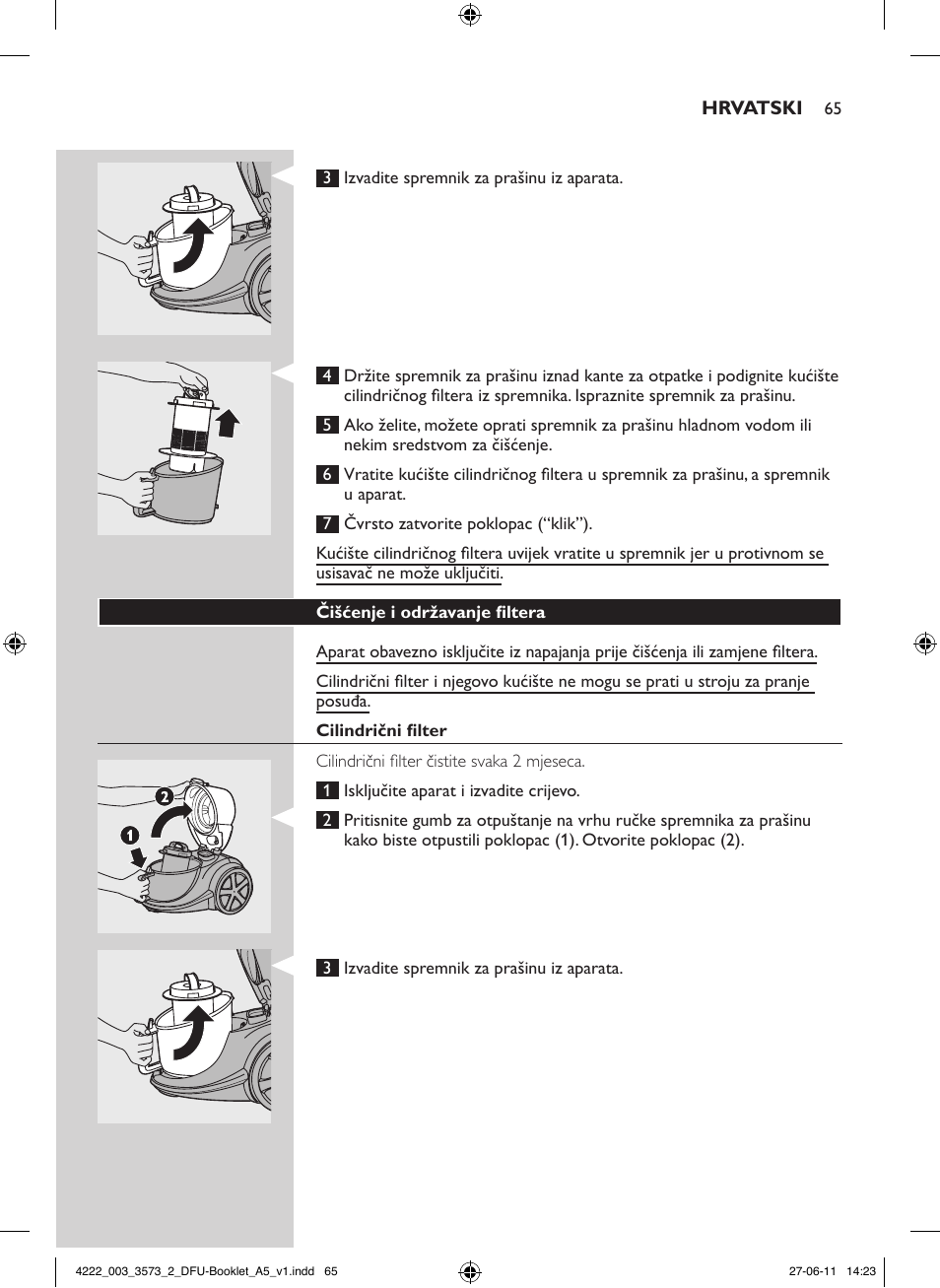 Philips FC9210 User Manual | Page 65 / 240