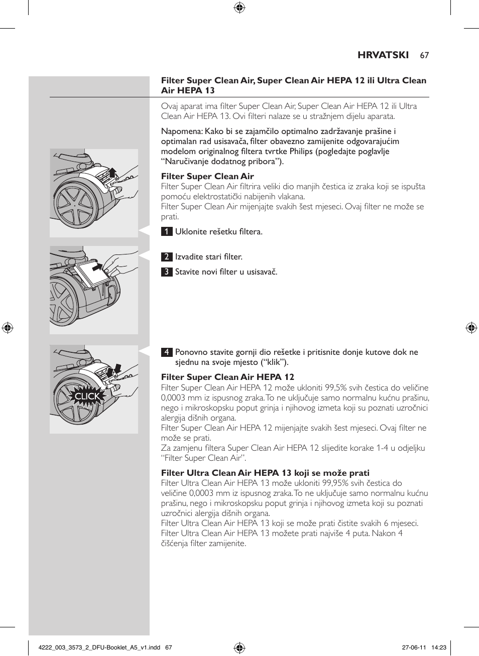 Philips FC9210 User Manual | Page 67 / 240