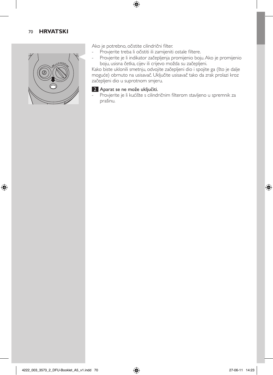 Philips FC9210 User Manual | Page 70 / 240