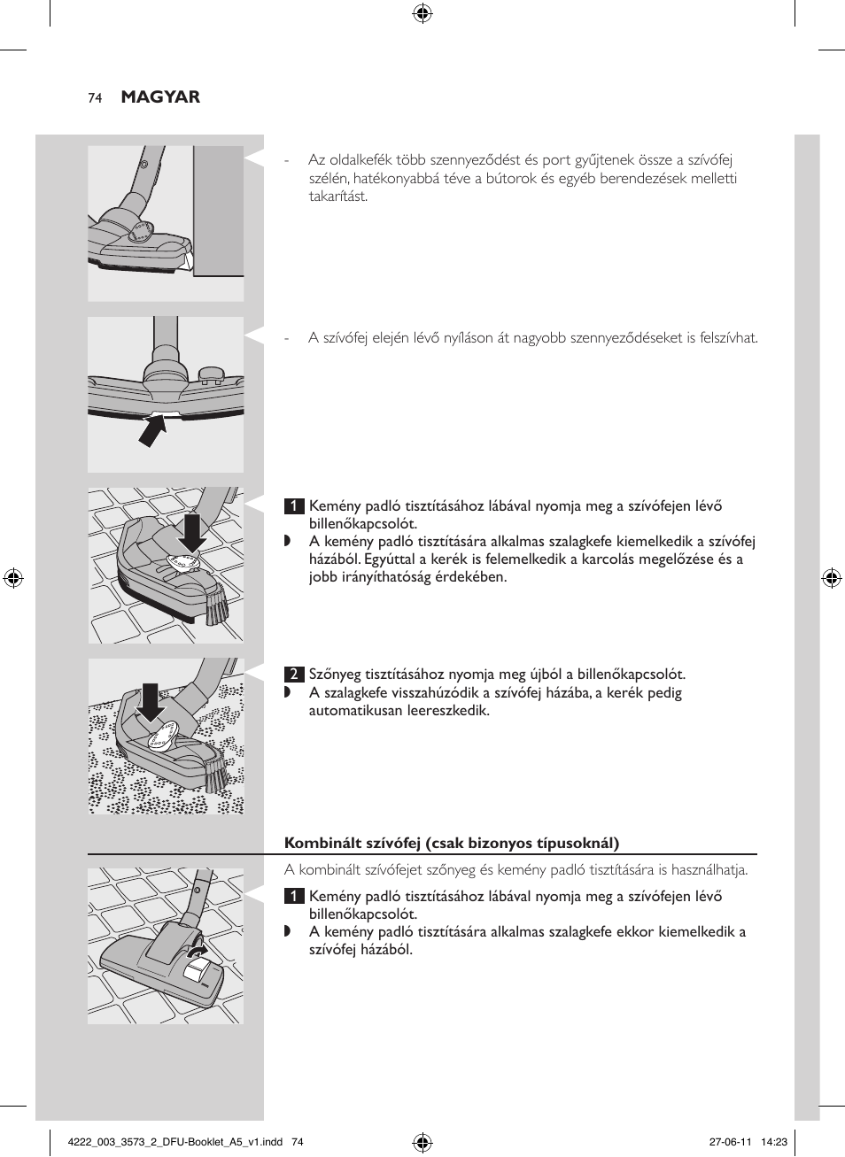 Philips FC9210 User Manual | Page 74 / 240