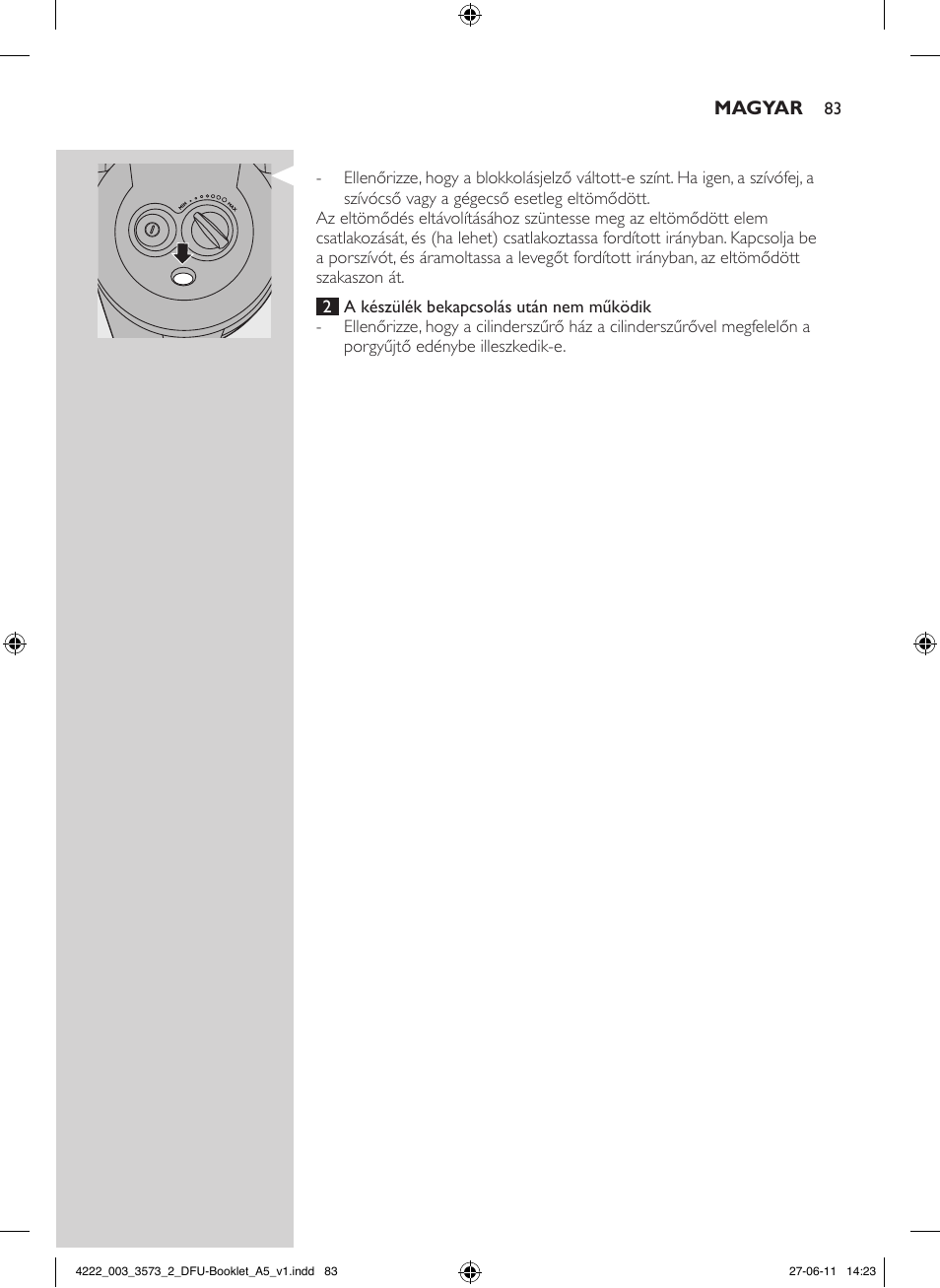 Philips FC9210 User Manual | Page 83 / 240