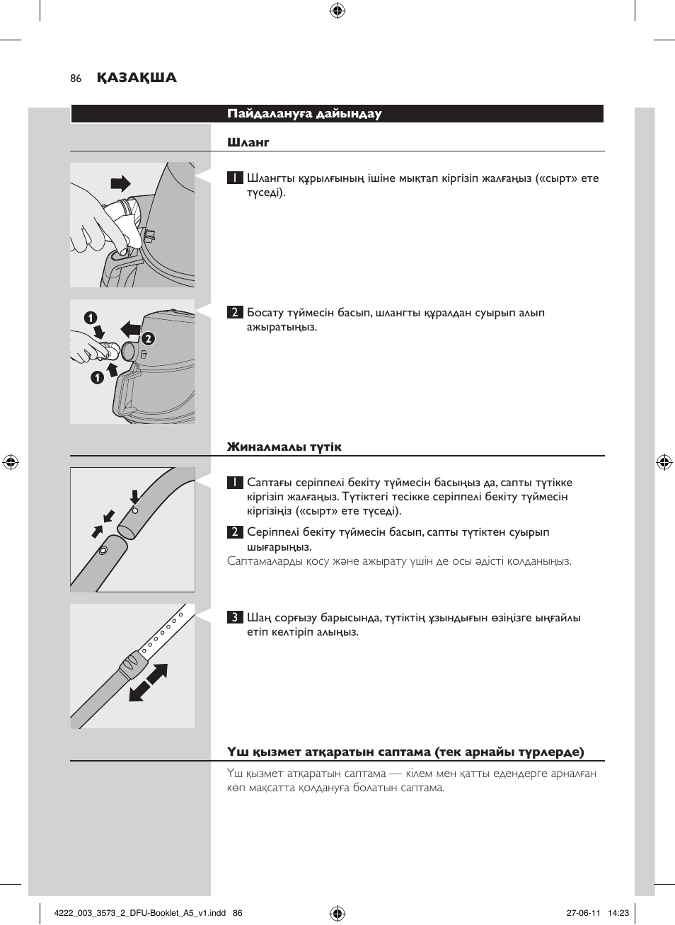 Philips FC9210 User Manual | Page 86 / 240